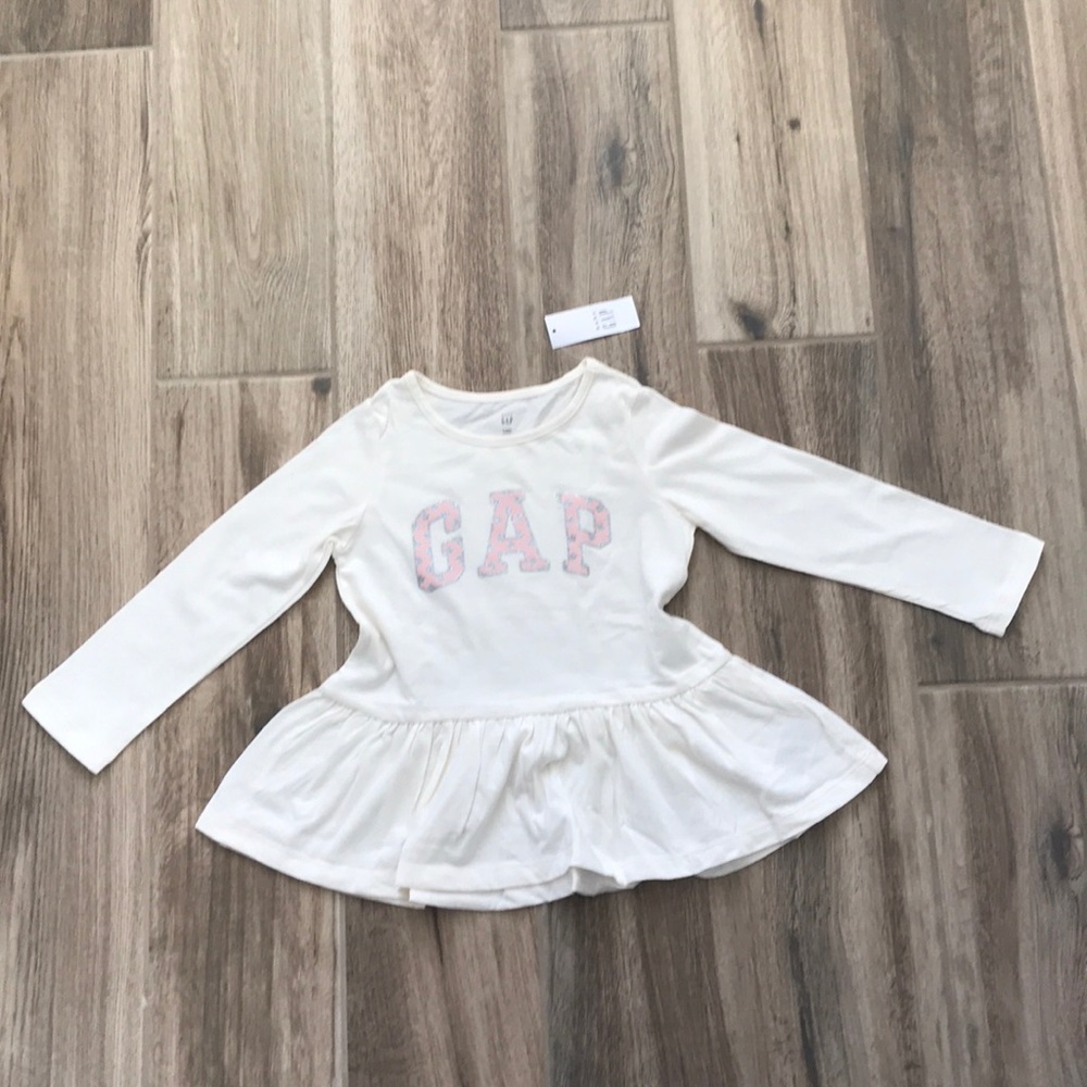 NEW GAP Logo Longsleeve Top Size 4